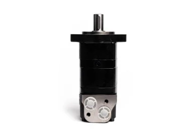 BM5 Hydraulic Motor: 9.76 CID, 1 1/4” Straight Keyed Shaft, 4-bolt-flange, Staggered SAE 10 Ports