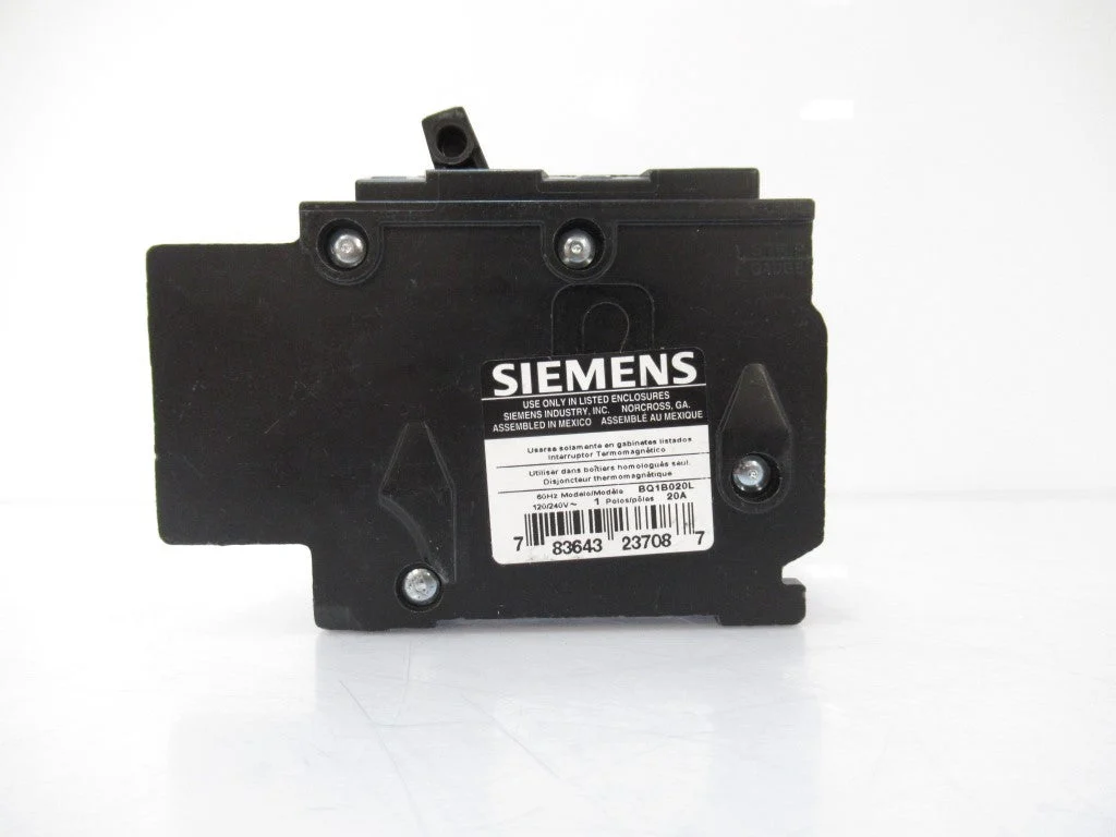 BQ1B020 Siemens, Low Voltage Molded Case Circuit Breaker, 20A, 120V AC