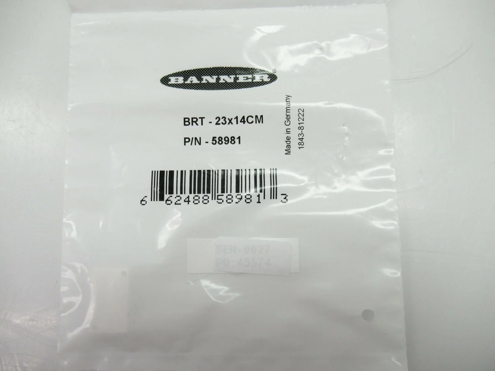 BRT-23X14CM 58981 Banner Retroreflective Target Reflector