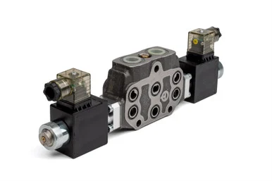 BSV-3 Assembled Work Section: 1 spool, electronic operation, 4 Way, 3 Pos, Spring Center, A-B Closed