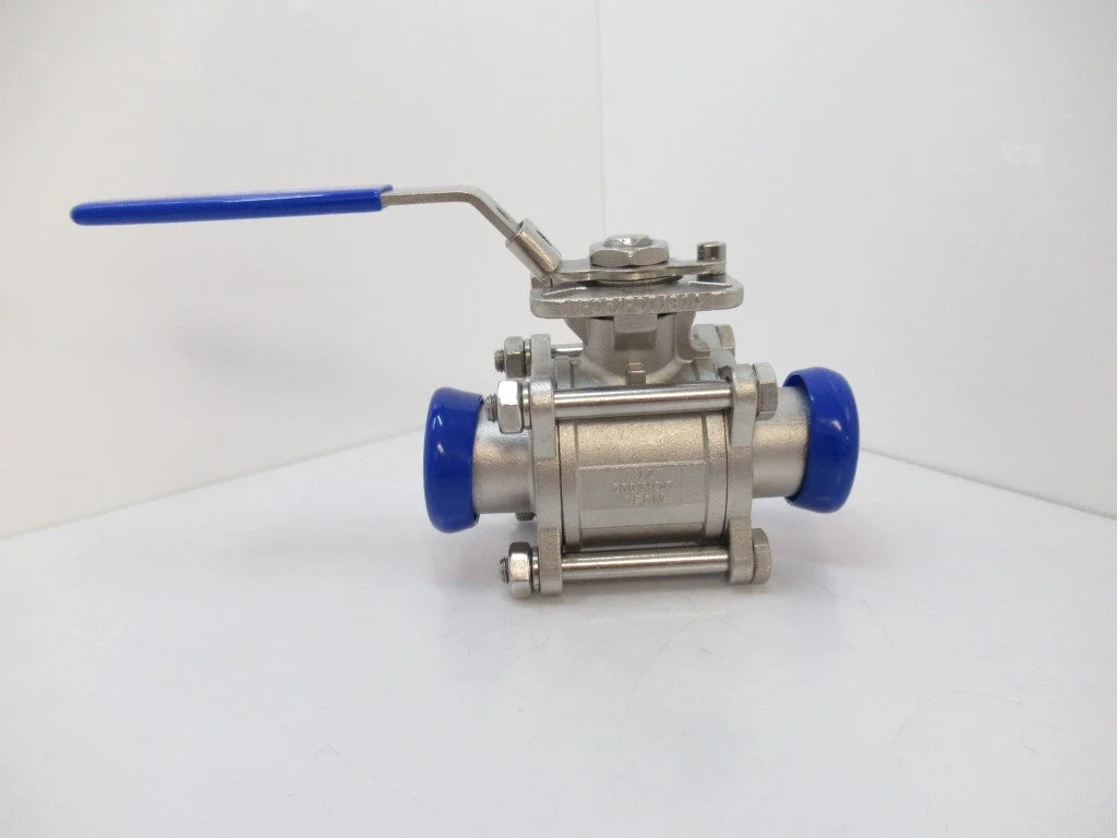 C.F.F.SS-15DM Ball Valve 1-1/2" TC, SS316, 200 PSI W.O.G
