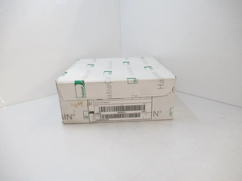 C0820K0325LFAA Habasit HCP Slat Top Chain 3.25" 10 ft Long