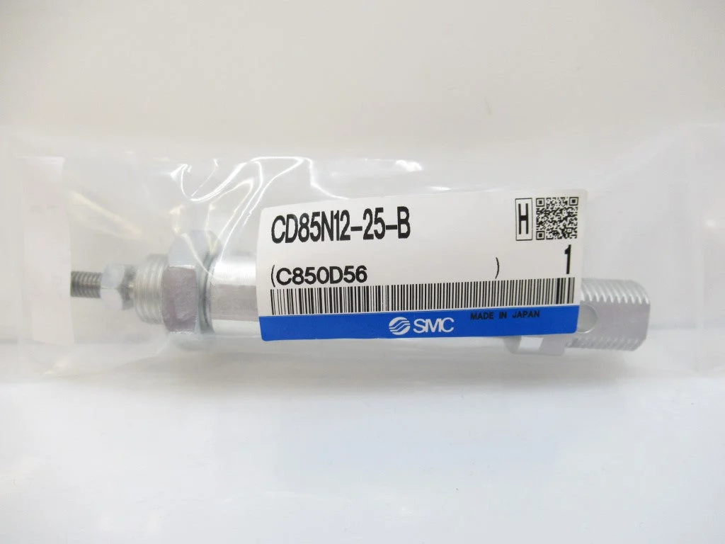 CD85N12-25-B SMC Standard Cylinder, Double Acting, Single Rod (New In Bag)