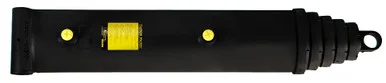 CH Series Single Acting Telescopic Hydraulic Cylinder: 7 Bore x 119.2 Stroke, Four Stages