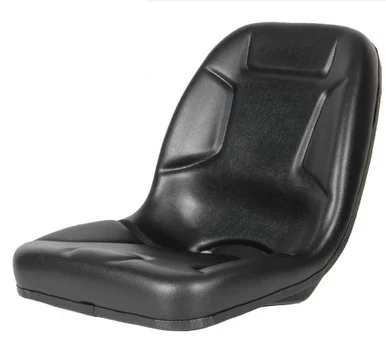 Concentric Replacement Seat: Compact Tractor Seat, Black