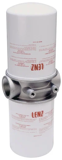Double Spin-On Filter Assembly: 10 Micron,150 PSI, 100 GPM, 15 PSI Bypass
