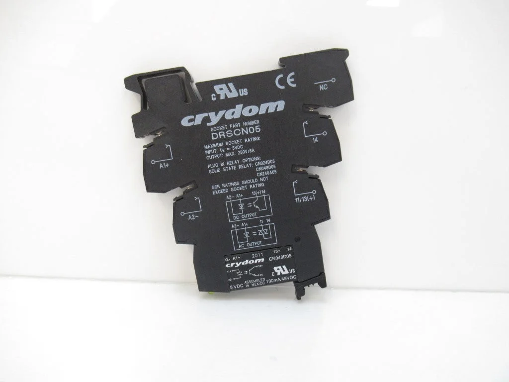 DRSCN05 Crydom Relay Socket, 5V DC For Use with CN Series