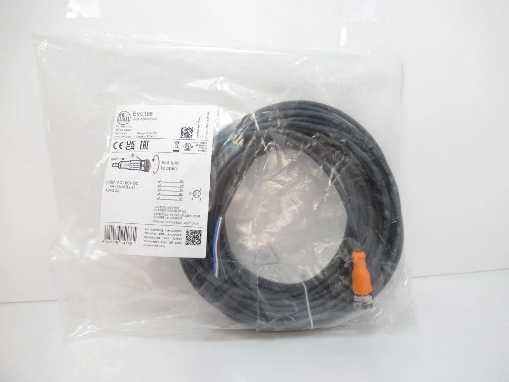 EVC198 Ifm Electronic ADOGH050MSS0020H05 Connecting Cable With Socket