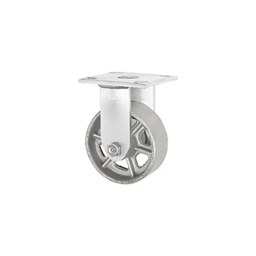 Faultless Rigid Plate Caster 3406-8 8" Steel Wheel