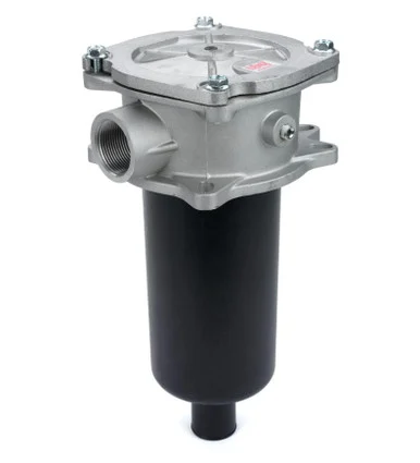 Filter Assembly: 10 Micron, 100 PSI, 55 GPM, 1 1/4 NPTF Port, 25 PSI Bypass