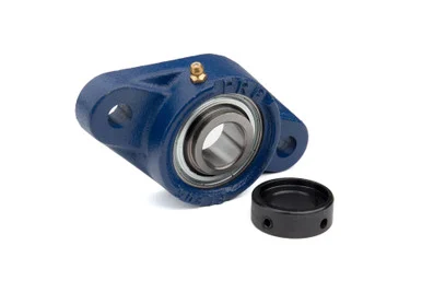 Flange: 2-Bolt: 1 ID, SAFL 205-16G , Eccentric Collar Greaseable