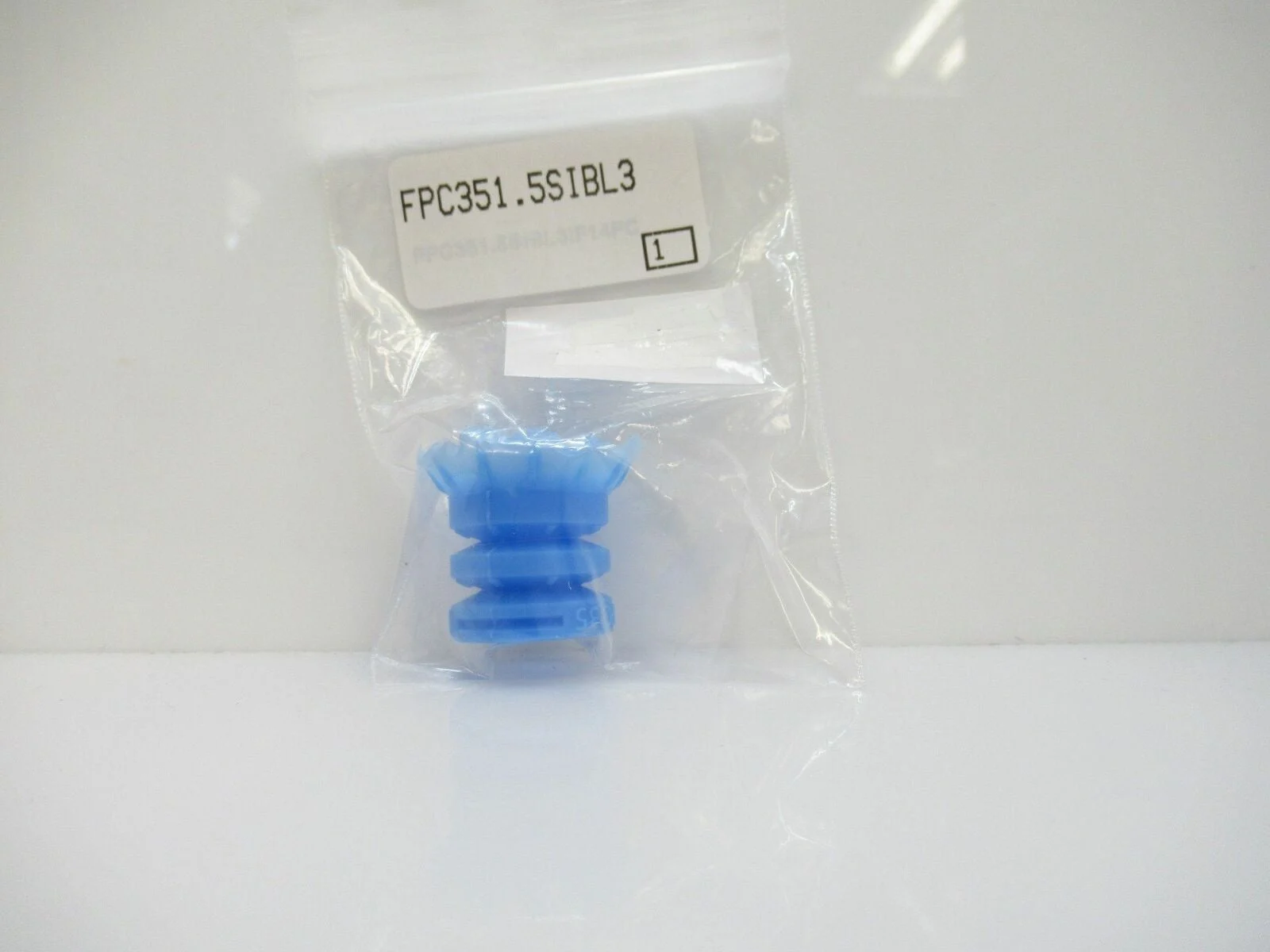 FPC351.5SIBL3 Flow Pack Cup, Light Blue Silicone, Without Insert
