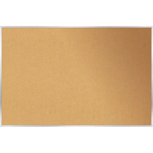 Ghent Bulletin Board - Cork - Aluminum Frame - 18" x 24" - Natural