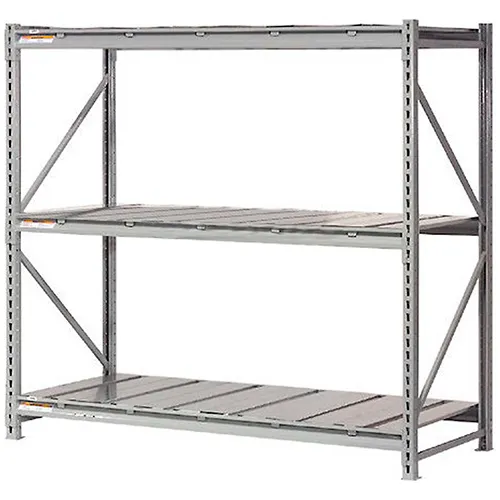Global Industrial™ 3 Level, Extra HD Bulk Storage Rack, Steel Deck, Starter, 60"W x 24"D x 72"H