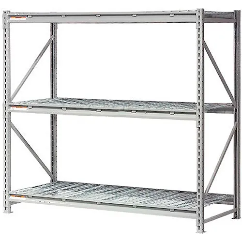 Global Industrial™ 3 Level, Extra HD Bulk Storage Rack, Wire Deck, Starter, 60"W x 48"D x 72"H