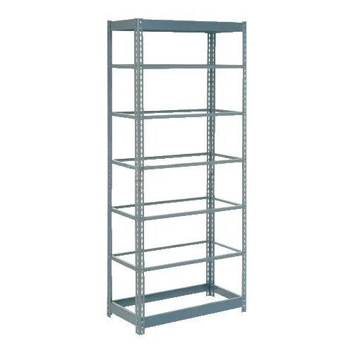 Global Industrial 7 Shelf, Commercial Duty Boltless Shelving, Starter, 36"W x 18"D x 84"H, No Deck