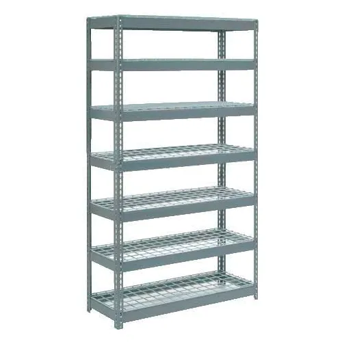 Global Industrial 7 Shelf, Heavy Duty Boltless Shelving, Starter, 48"Wx24"Dx84"H, Wire Deck