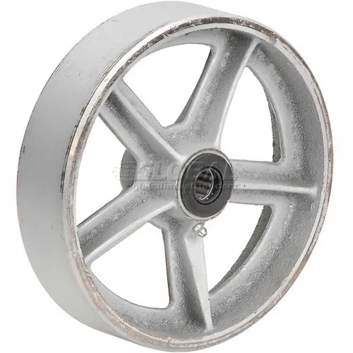 Global Industrial™ 8" x 2" Semi-Steel Wheel - Axle Size 1/2"