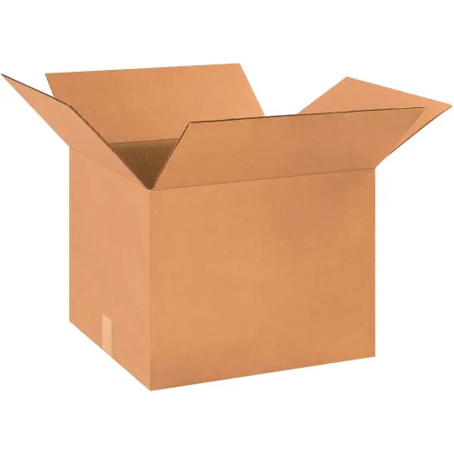 Global Industrial™ Cardboard Corrugated Boxes, 18"L x 16"W x 14"H, Kraft - Pkg Qty 25