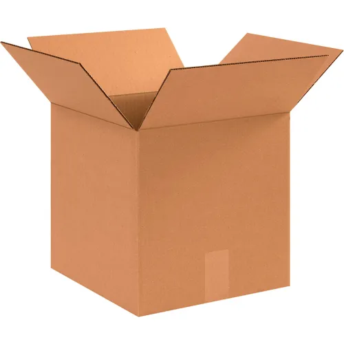 Global Industrial™ Cube Cardboard Corrugated Boxes, 12"L x 12"W x 12"H, Kraft - Pkg Qty 25