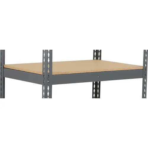 Global Industrial™ Heavy Duty Boltless Shelving Additional Shelf, 48"W x 36"D, Wood Deck