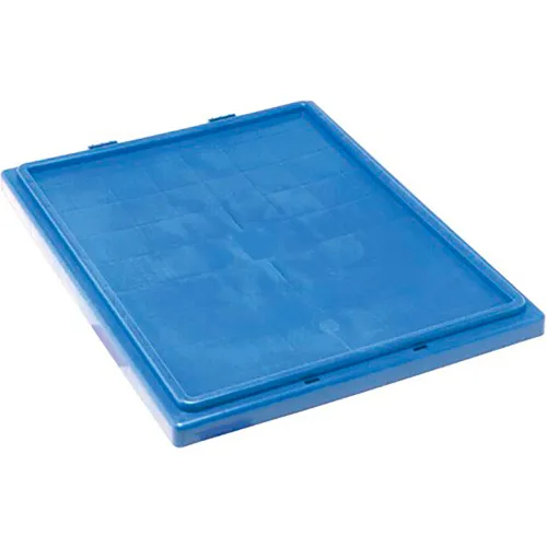 Global Industrial™ Lid LID201 for Stack and Nest Storage Container SNT200, Blue - Pkg Qty 6