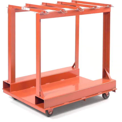 Global Industrial™ Mobile Forkliftable Storage Caddy w/ Casters, 8 Cylinders Capacity