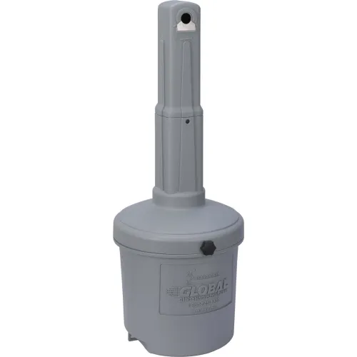 Global Industrial™ Outdoor Ashtray, 5 Gallon, Gray