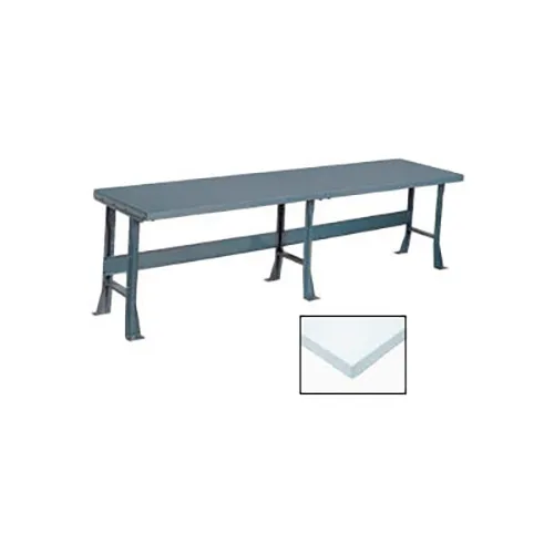 Global Industrial™ Production Workbench w/ Laminate Square Edge Top, 144"W x 36"D, Gray