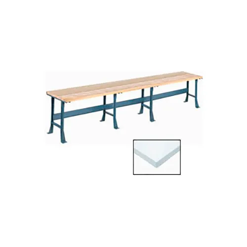 Global Industrial™ Production Workbench w/ Laminate Square Edge Top, 180"W x 36"D, Gray