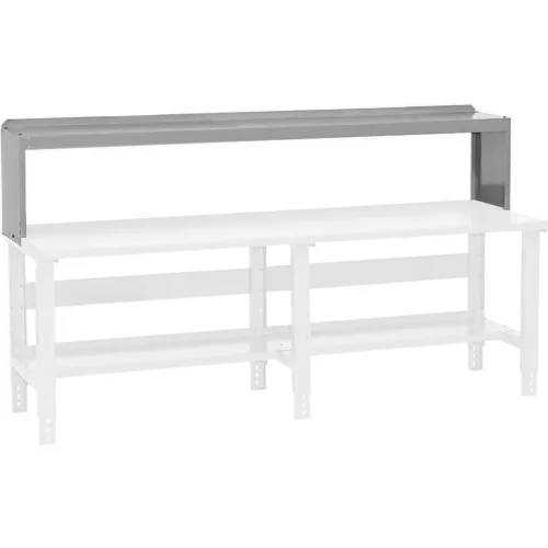 Global Industrial™ Standard Steel Riser, 96"W x 10-1/2"D, Gray