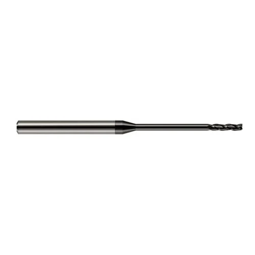 Harvey Tool 10065 | 0.0650" Diameter x 1/8" Shank x 1/2" LOC x 2-1/2" OAL 3FL Amorphous Diamond Coated Carbide Square End Mill