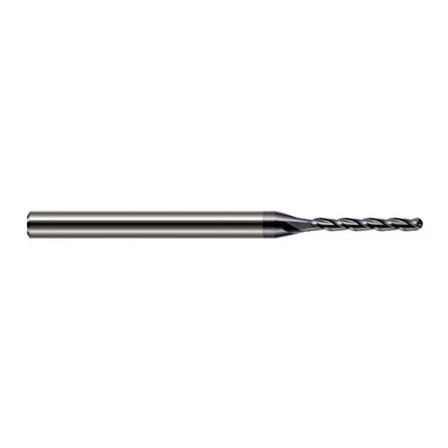 Harvey Tool 12885-C3 | 0.0850" Diameter x 0.7500" LOC x 1/8" Shank x 2-1/2" OAL AlTiN Coated Carbide Miniature Ball Deburring End Mill