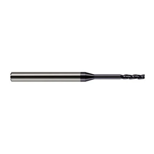 Harvey Tool 13647-C3 | 3/64" Diameter x 1/8" Shank x 1/4" LOC x 2-1/2" OAL 3FL AlTiN Coated Carbide Square End Mill