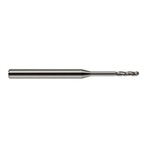Harvey Tool 13831 | 1/32" Diameter x 0.1550" LOC x 1/8" Shank x 2-1/2" OAL Uncoated Carbide Miniature Ball Deburring End Mill