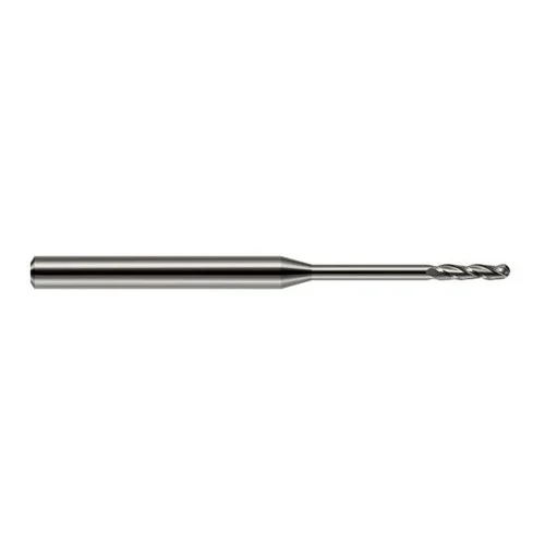 Harvey Tool 13878 | 5/64" Diameter x 0.5000" LOC x 1/8" Shank x 2-1/2" OAL Uncoated Carbide Miniature Ball Deburring End Mill
