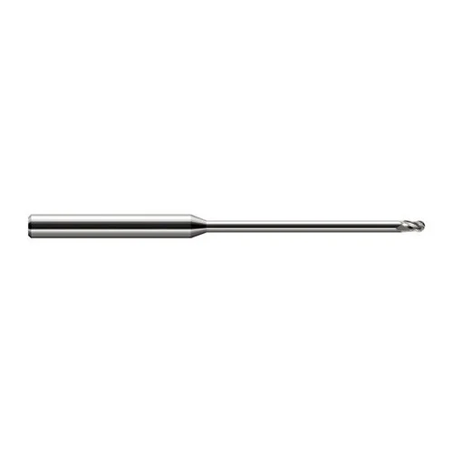 Harvey Tool 14916 | 1/4" Diameter x 0.3750" LOC x 1/4" Shank x 6" OAL Uncoated Carbide Miniature Ball Deburring End Mill