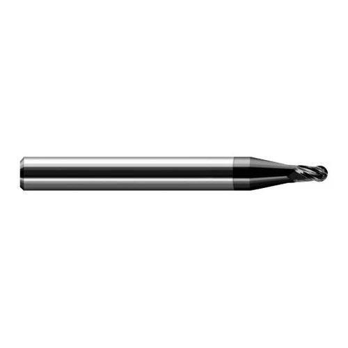 Harvey Tool 24635-C4 | 0.0350" Diameter x 0.0520" LOC x 1/8" Shank x 1-1/2" OAL Amorphous Diamond Coated Carbide Miniature Ball Deburring End Mill