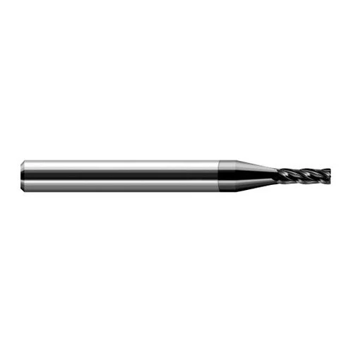 Harvey Tool 27278-C4 | 5/64" Diameter x 1/8" Shank x 15/64" LOC x 1-1/2" OAL 0.0100" Radius Amorphous Diamond Coated Carbide Corner Radius End Mill