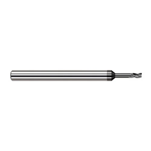 Harvey Tool 33215-C4 | 1/64" Diameter x 1/8" Shank x 0.023" LOC x 2-1/2" OAL x 3 Flute Amorphous Diamond Coated Carbide Square End Mill