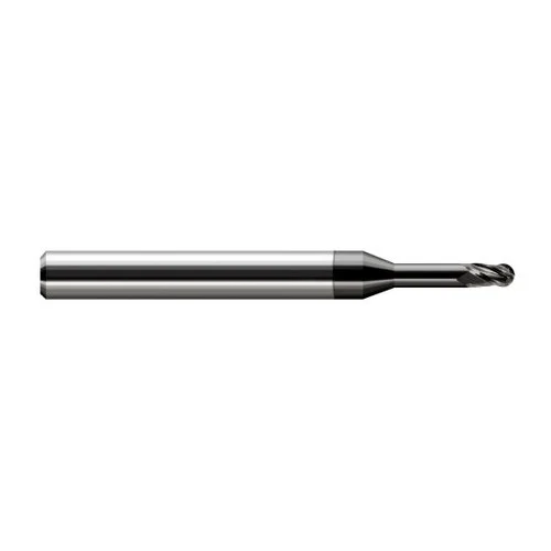 Harvey Tool 33425-C4 | 0.0250" Diameter x 0.0370" LOC x 1/8" Shank x 2-1/2" OAL Amorphous Diamond Coated Carbide Miniature Ball Deburring End Mill