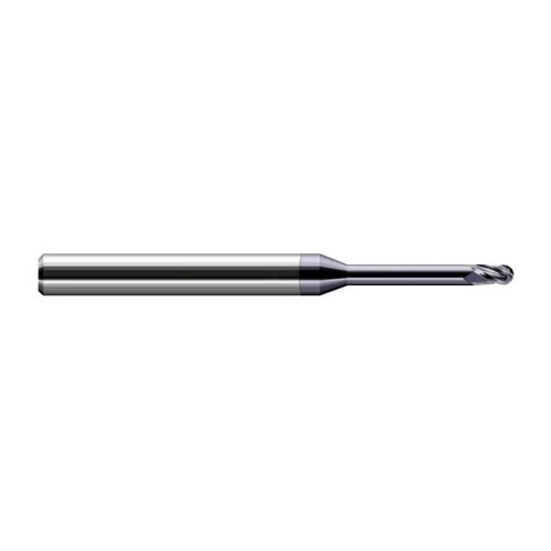 Harvey Tool 34230-C3 | 0.0300" Diameter x 0.0450" LOC x 1/8" Shank x 2-1/2" OAL AlTiN Coated Carbide Miniature Ball Deburring End Mill