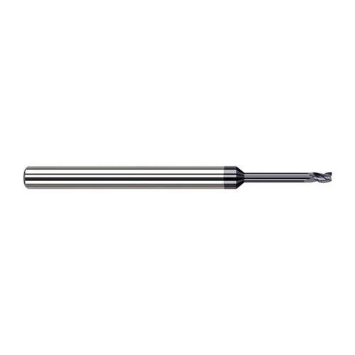 Harvey Tool 34704-C3 | 0.115" Diameter x 1/8" Shank x 0.173" LOC x 2.500" OAL 3 Flute AlTiN Coated Carbide Square End Mill