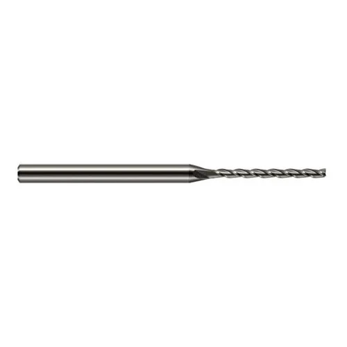 Harvey Tool 34945 | 0.045" Diameter x 1/8" Shank x 0.550" LOC x 2.500" OAL 3 Flute Uncoated Carbide Square End Mill