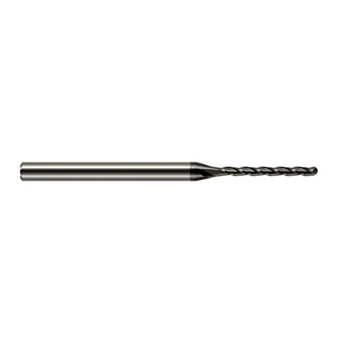 Harvey Tool 35131-C4 | 1/32" Diameter x 0.3750" LOC x 1/8" Shank x 2-1/2" OAL Amorphous Diamond Coated Carbide Miniature Ball Deburring End Mill
