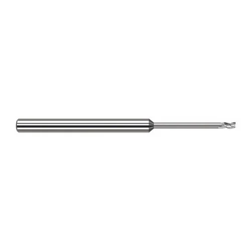 Harvey Tool 35502 | 7/64" Diameter x 1/8" Shank x 0.163" LOC x 3" OAL x 3 Flute Uncoated Carbide Square End Mill