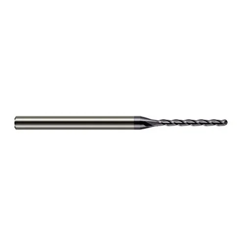 Harvey Tool 36031-C3 | 1/32" Diameter x 0.4700" LOC x 1/8" Shank x 2-1/2" OAL AlTiN Coated Carbide Miniature Ball Deburring End Mill