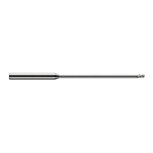 Harvey Tool 40178 | 5/64" Diameter x 0.1170" LOC x 1/8" Shank x 3" OAL Uncoated Carbide Miniature Ball Deburring End Mill