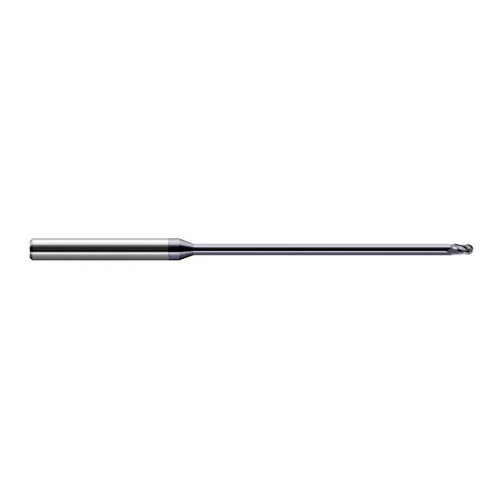 Harvey Tool 40193-C3 | 3/32" Diameter x 0.1390" LOC x 1/8" Shank x 4" OAL AlTiN Coated Carbide Miniature Ball Deburring End Mill