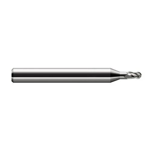 Harvey Tool 47910 | 0.0100" Diameter x 0.0150" LOC x 1/8" Shank x 2-1/2" OAL Uncoated Carbide Miniature Ball Deburring End Mill